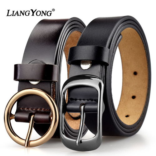 liangyong女式真皮裤皮带女士学生韩版百搭社会潮休闲纯牛皮腰带,一品好特惠