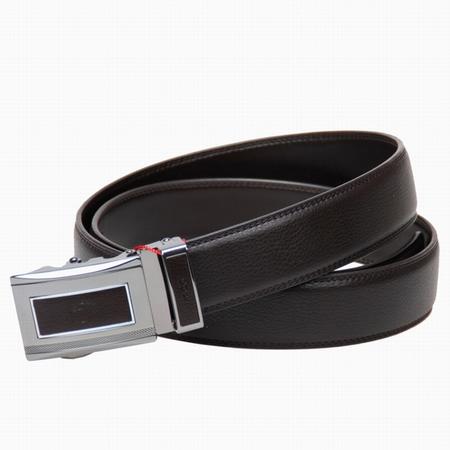 红豆男士时尚潮流牛皮自动扣腰带gh206172108啡色110 3.5cm