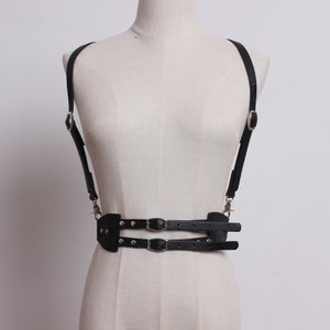 【深蓝杂物】打板定制复古原宿多色镭射腰带包斜跨可拆卸酷女孩