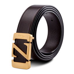 小童马 实心铜扣真皮腰带男头层厚牛皮 意大利商务品牌腰带礼盒男士皮带 y1109