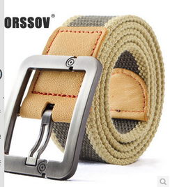 诺索夫Norssov 8.89元包邮帆布腰带 简约实用的日常之选